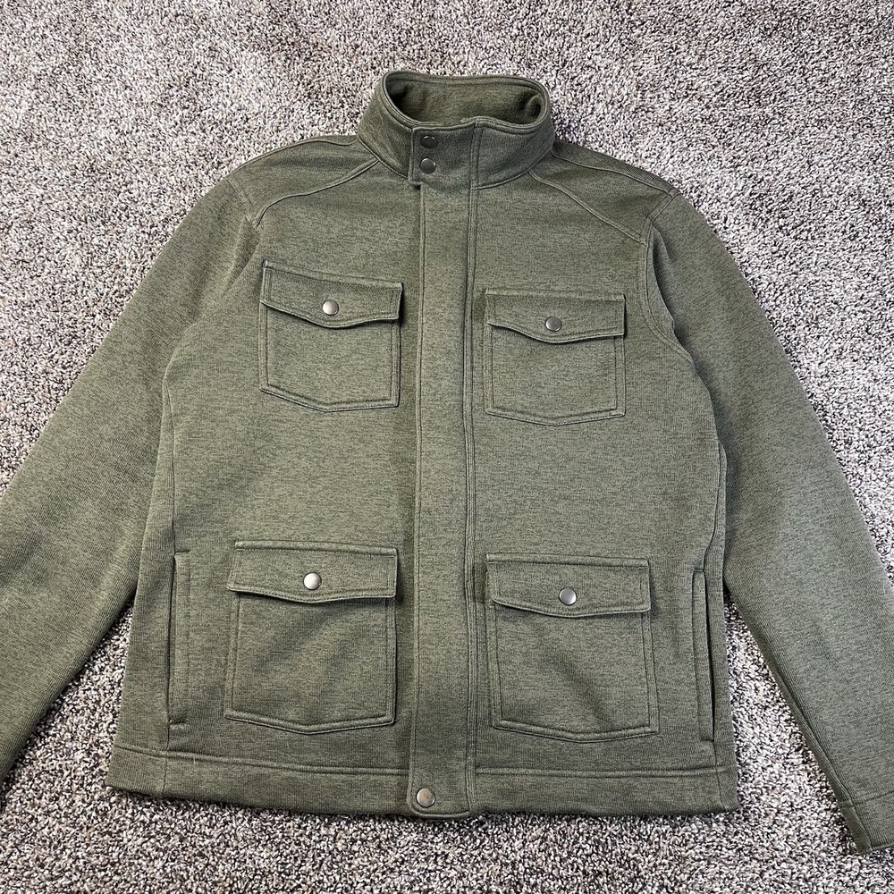 Patagonia Men's Size M Better Sweater Fleece Field Jacket Chore Coat Army Green